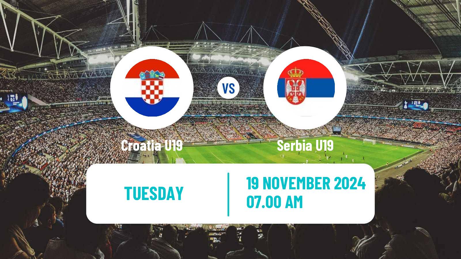 Soccer UEFA Euro U19 Croatia U19 - Serbia U19