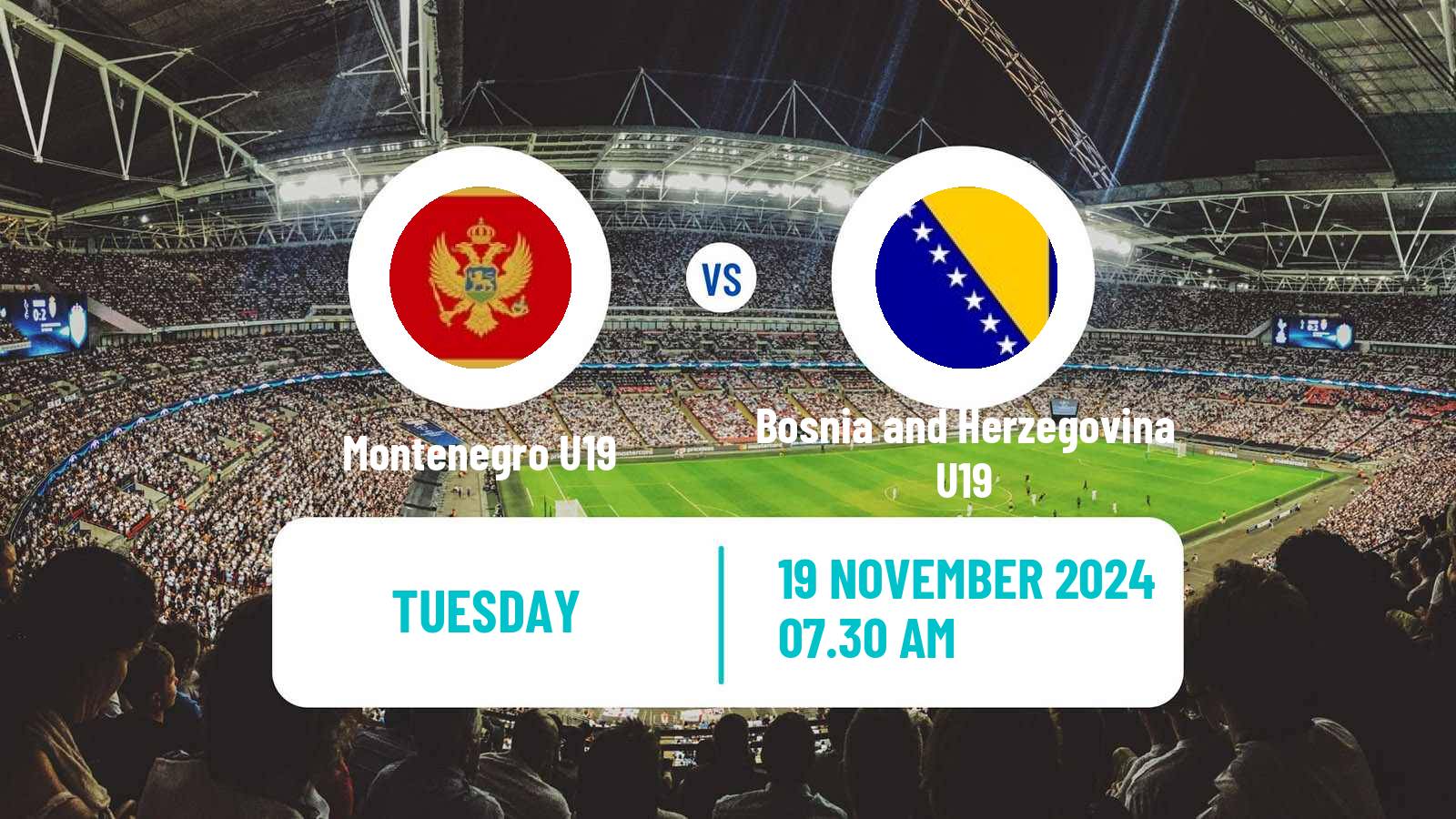 Soccer UEFA Euro U19 Montenegro U19 - Bosnia and Herzegovina U19