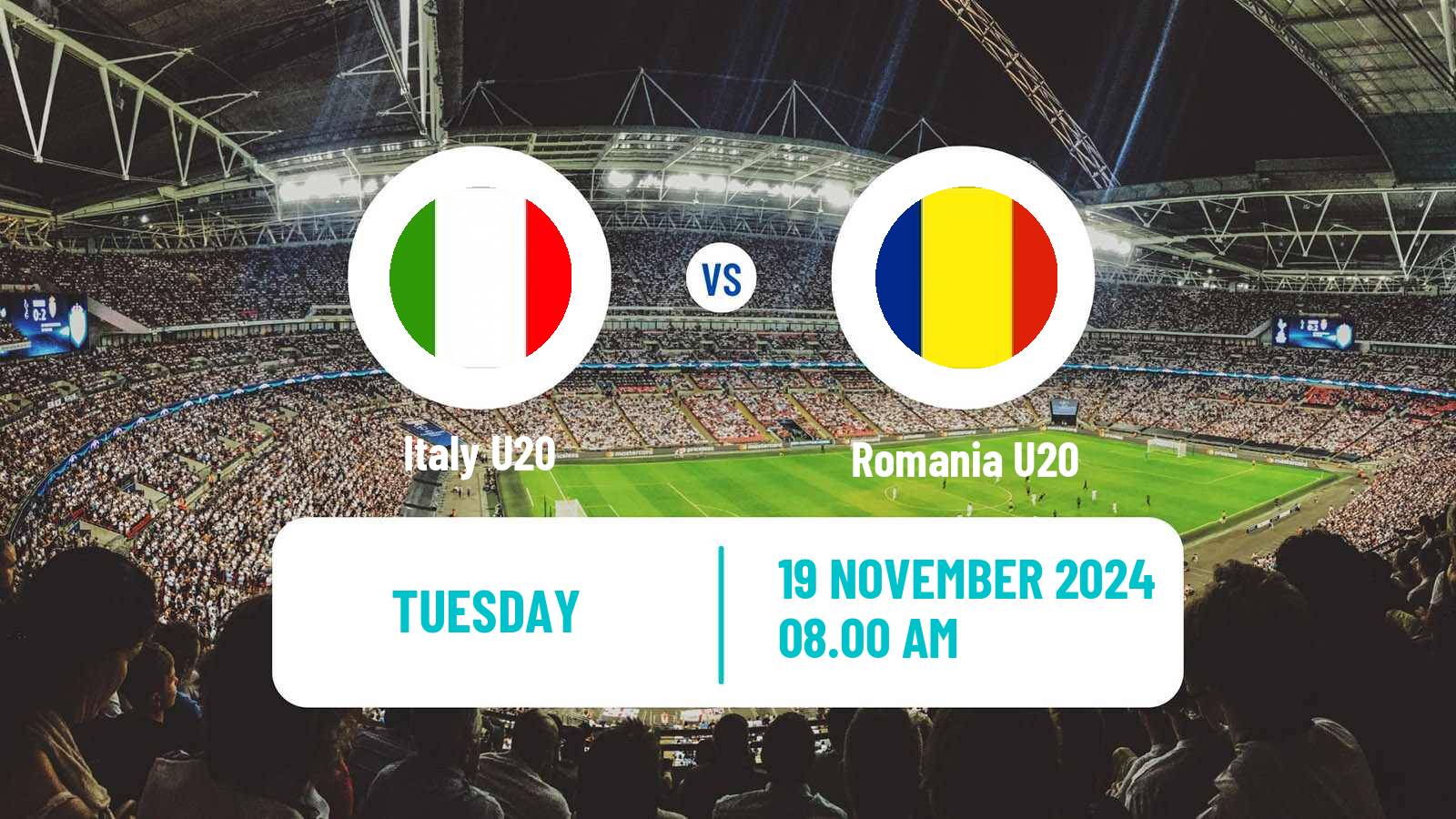 Soccer Elite League U20 Italy U20 - Romania U20