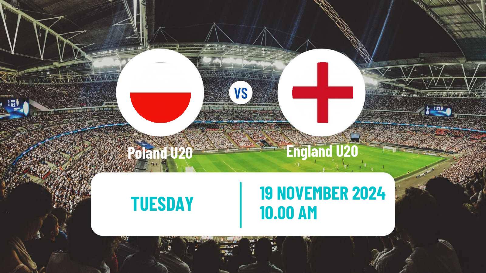 Soccer Elite League U20 Poland U20 - England U20