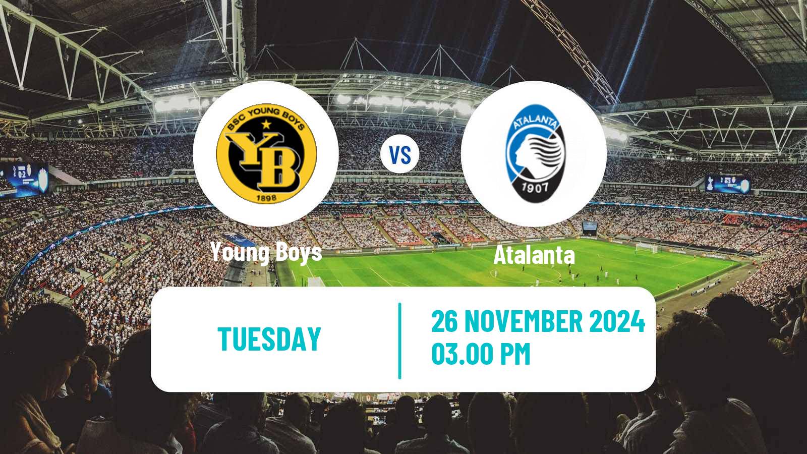 Soccer UEFA Champions League Young Boys - Atalanta