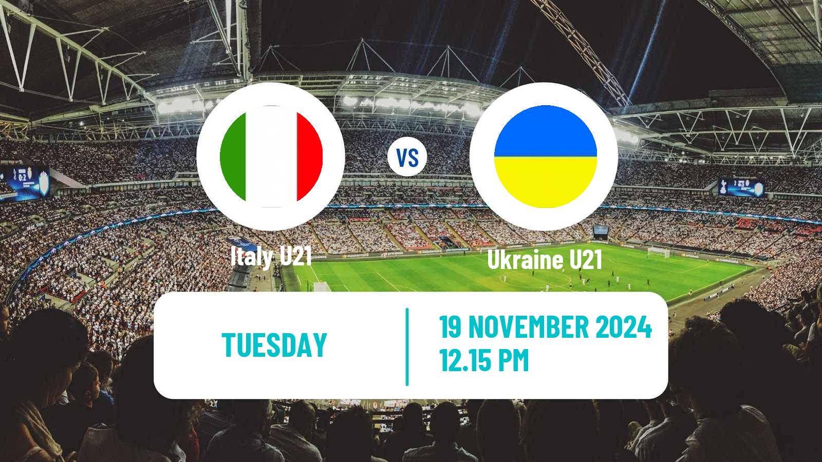 Soccer Friendly Italy U21 - Ukraine U21