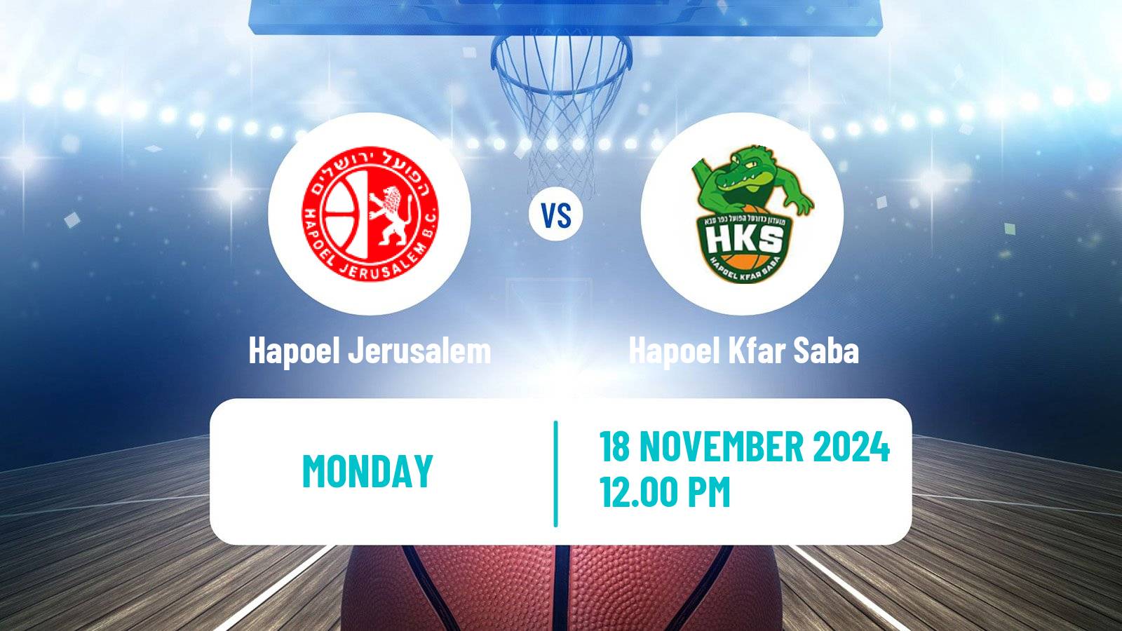 Basketball Israeli WBL Women Hapoel Jerusalem - Hapoel Kfar Saba