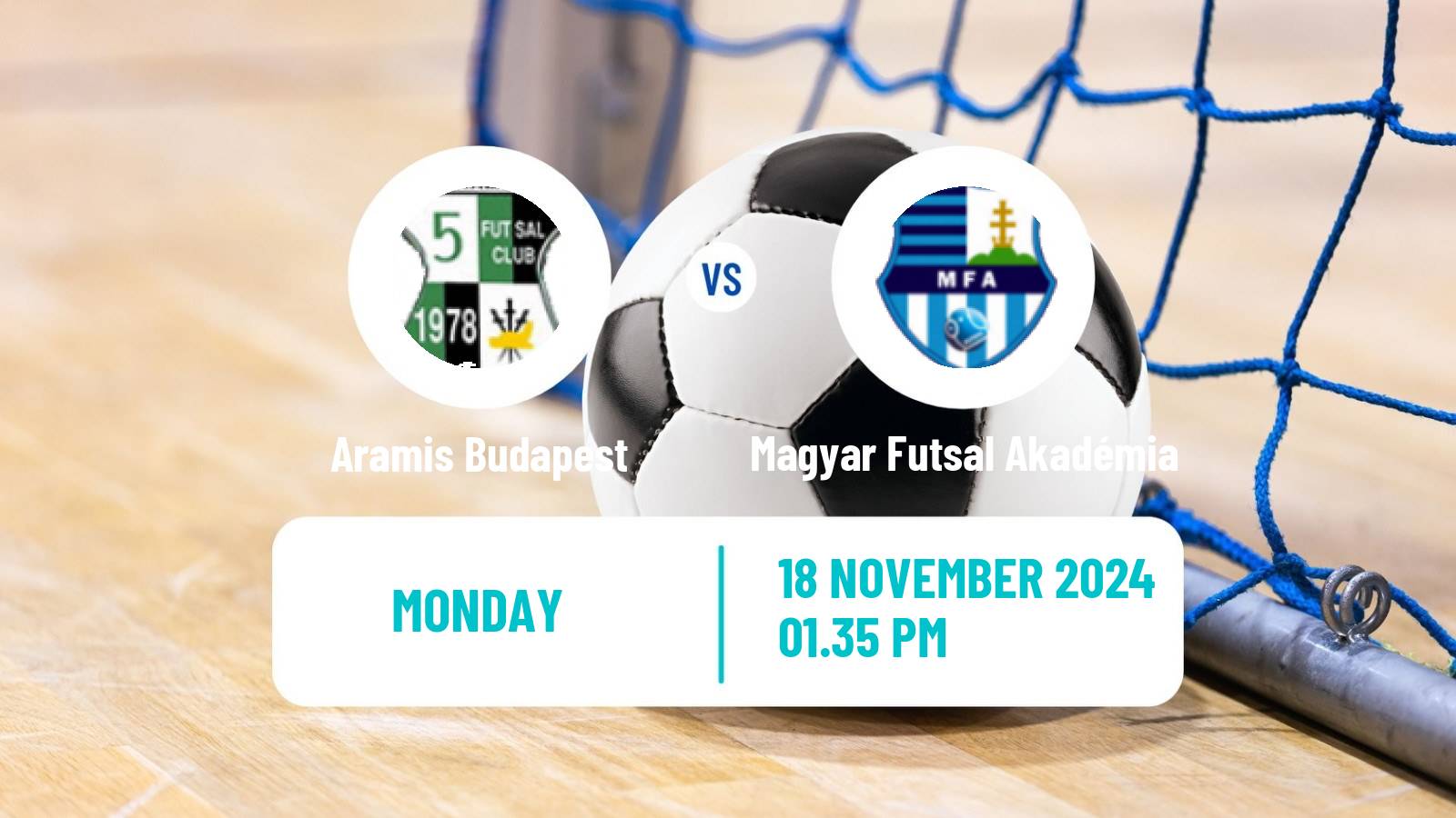 Futsal Hungarian NB I Futsal Aramis Budapest - Magyar Futsal Akadémia