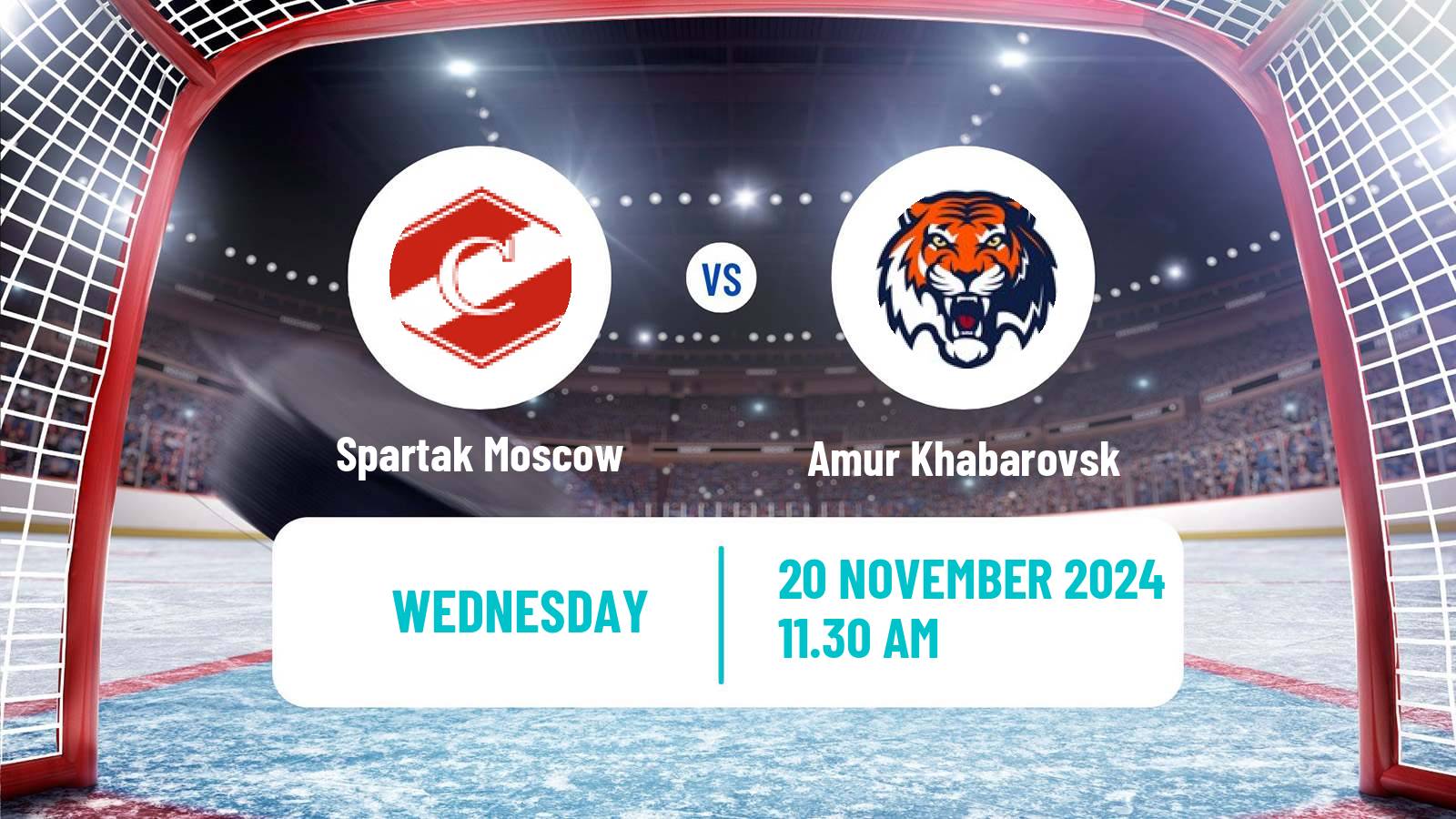 Hockey KHL Spartak Moscow - Amur Khabarovsk