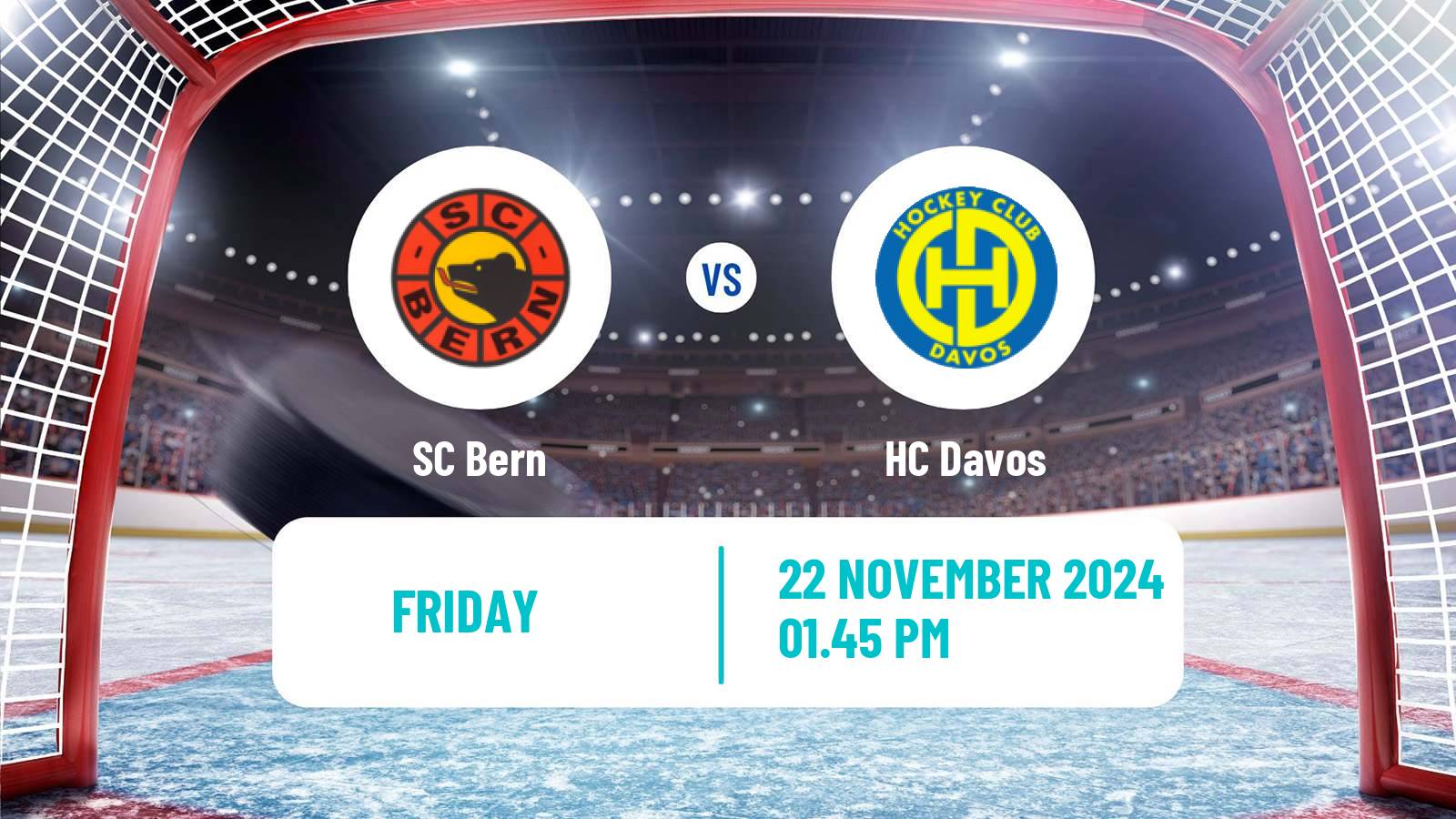 Hockey Swiss National League Hockey Bern - Davos