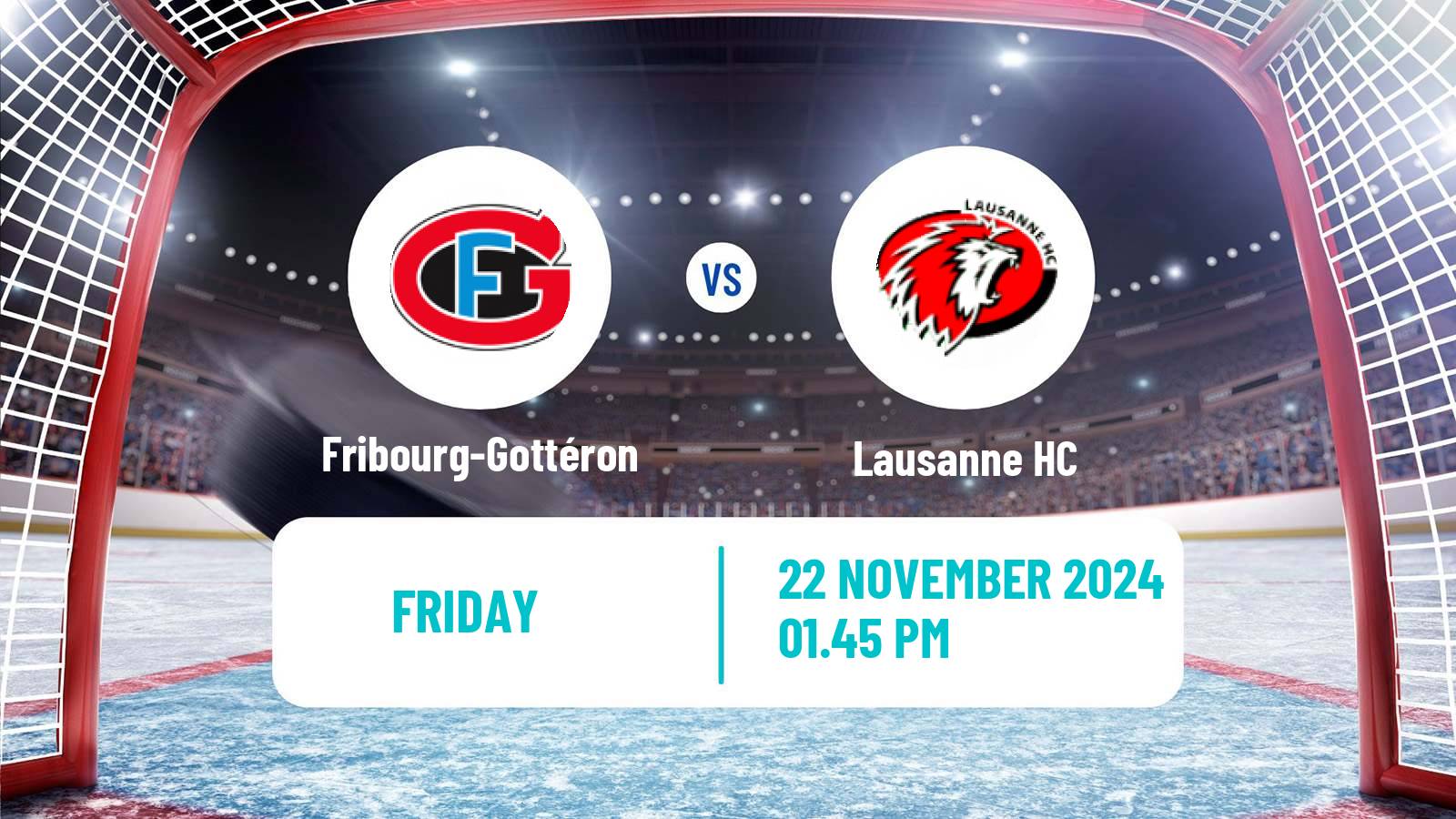 Hockey Swiss National League Hockey Fribourg-Gottéron - Lausanne HC