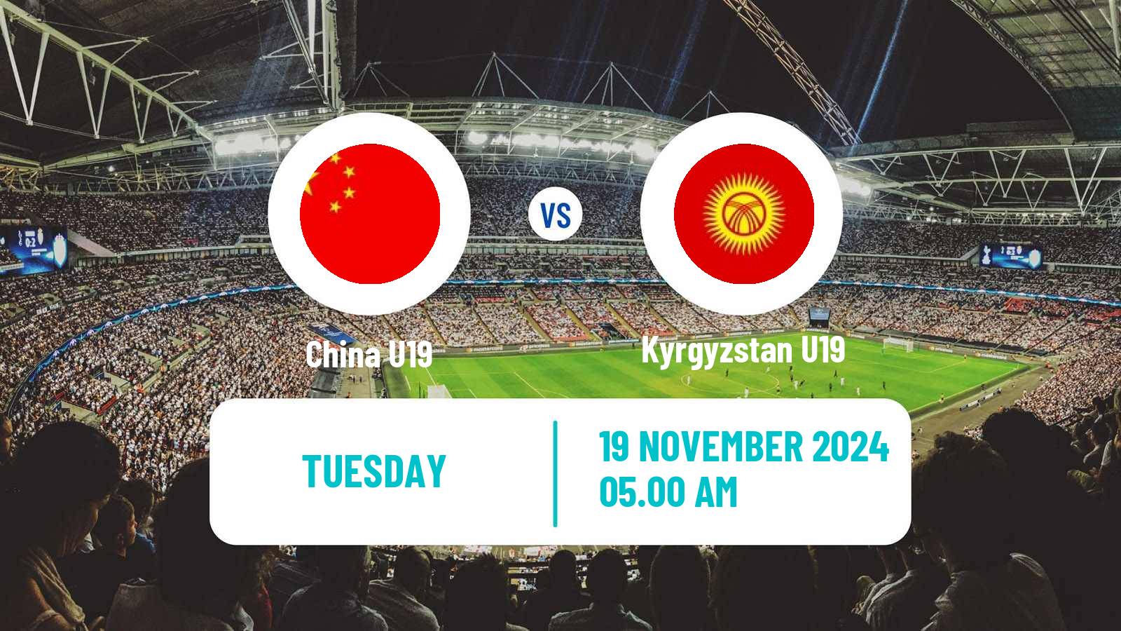 Soccer Friendly China U19 - Kyrgyzstan U19