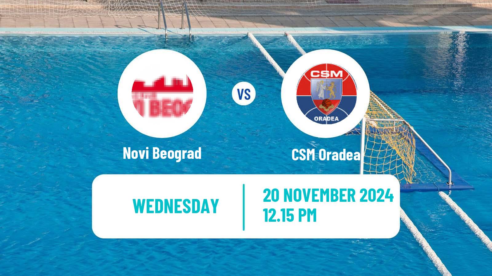 Water polo Champions League Water Polo Novi Beograd - CSM Oradea