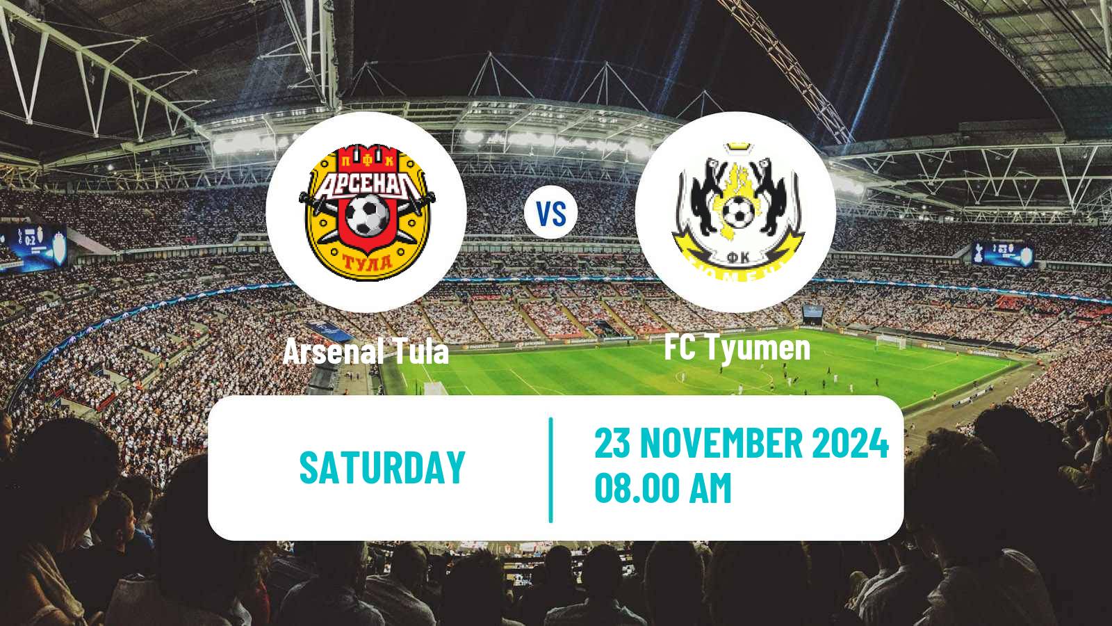 Soccer Russian FNL Arsenal Tula - Tyumen