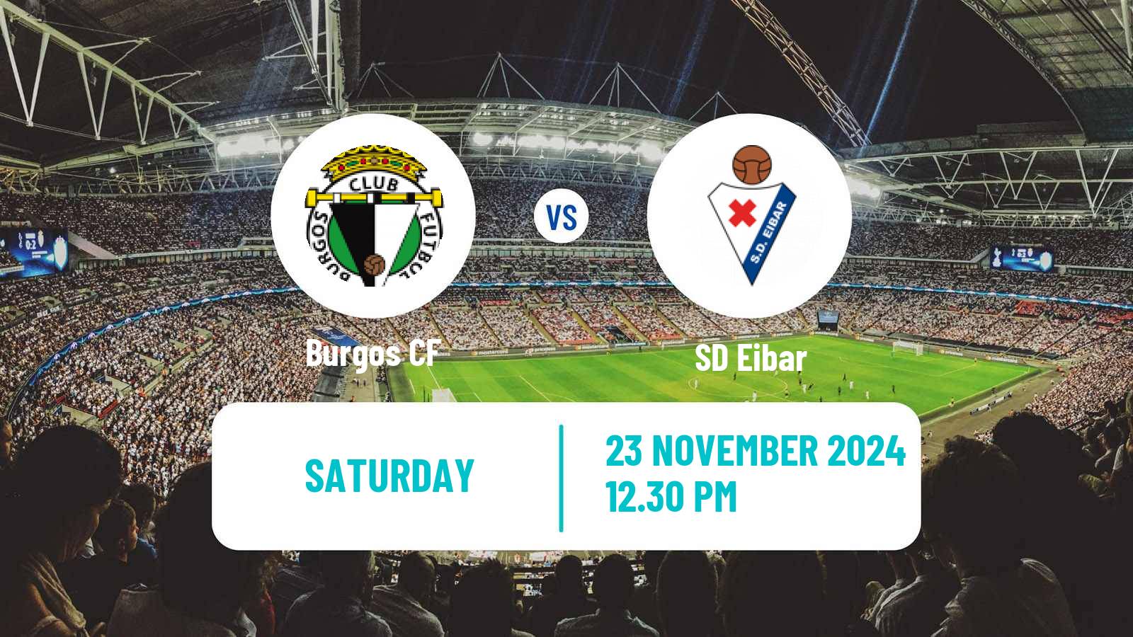 Soccer Spanish LaLiga2 Burgos - Eibar