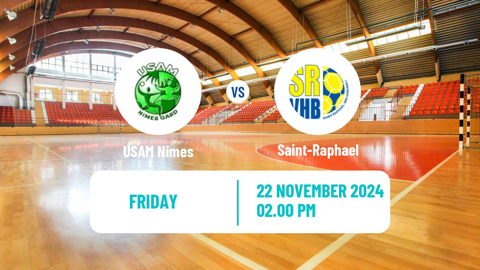 Handball French Starligue Handball USAM Nimes - Saint-Raphael