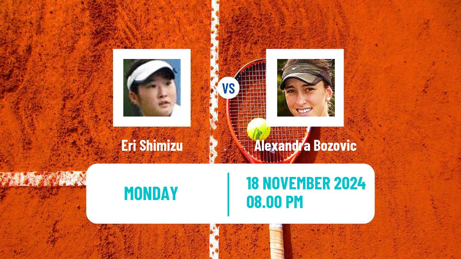 Tennis ITF W50 Caloundra Women Eri Shimizu - Alexandra Bozovic