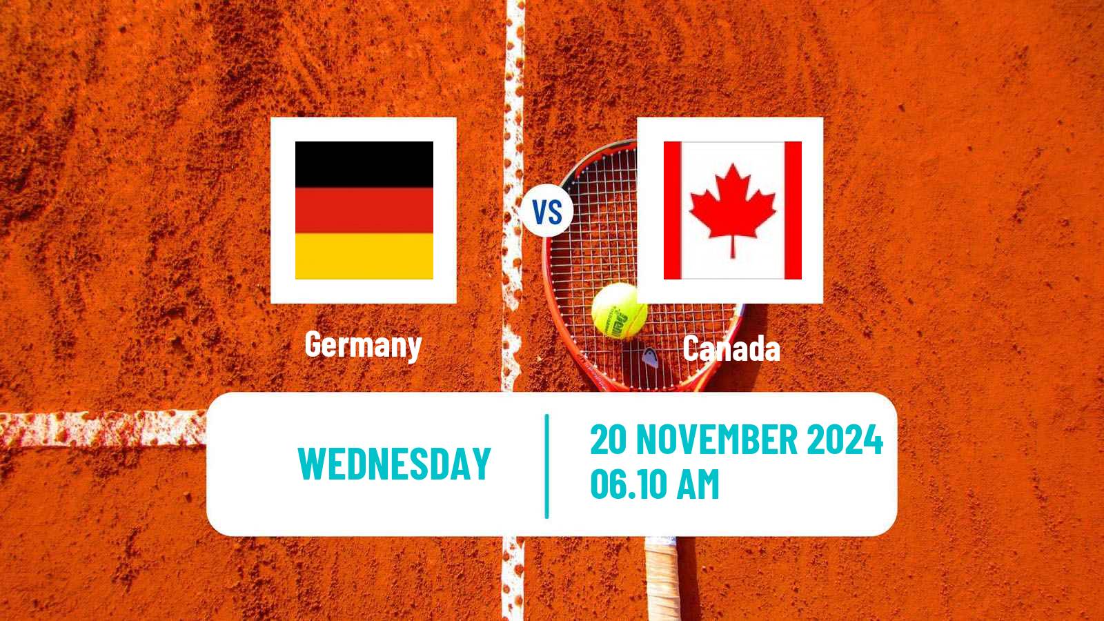 Tennis Davis Cup - World Group Teams Germany - Canada