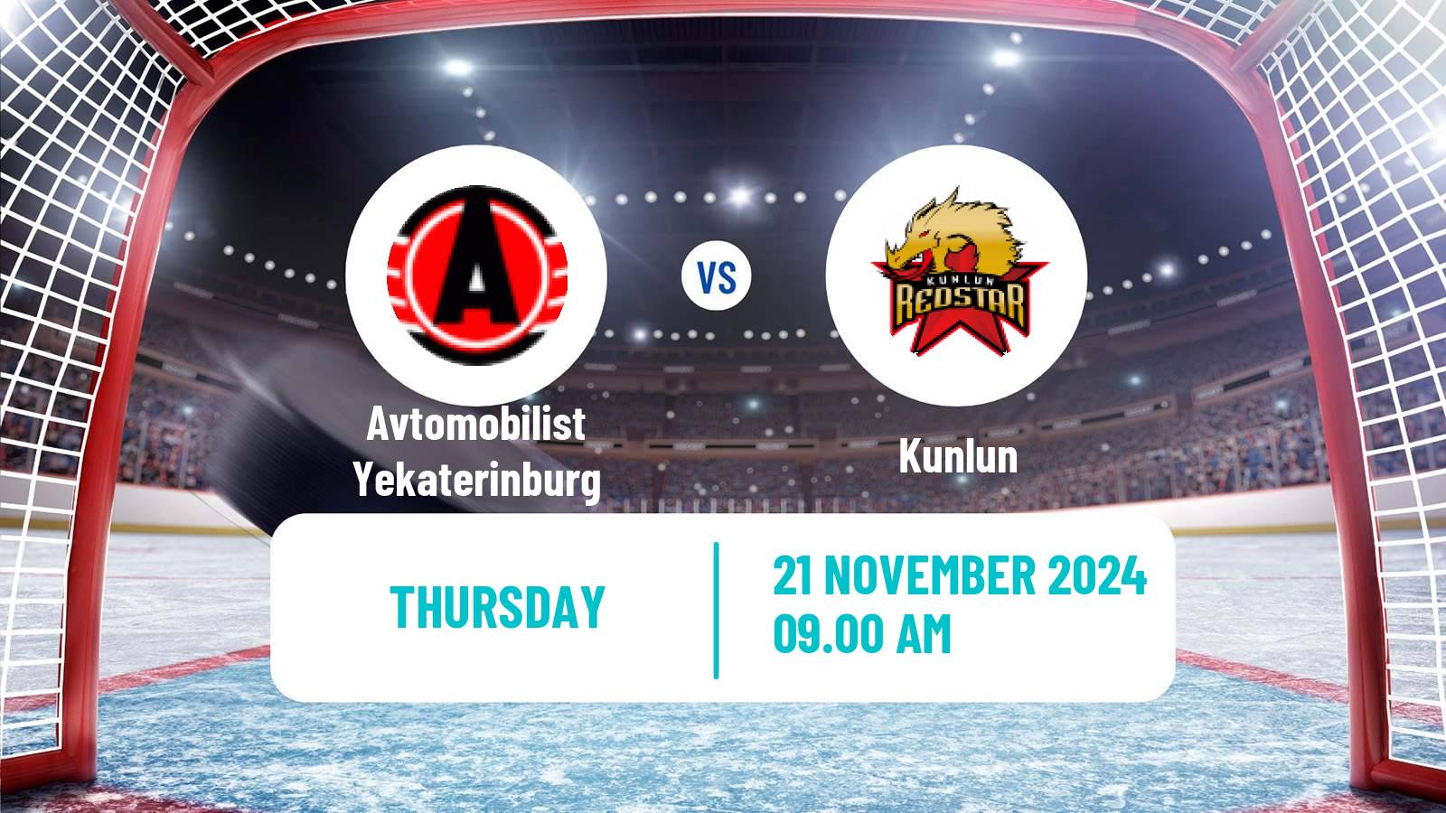 Hockey KHL Avtomobilist Yekaterinburg - Kunlun