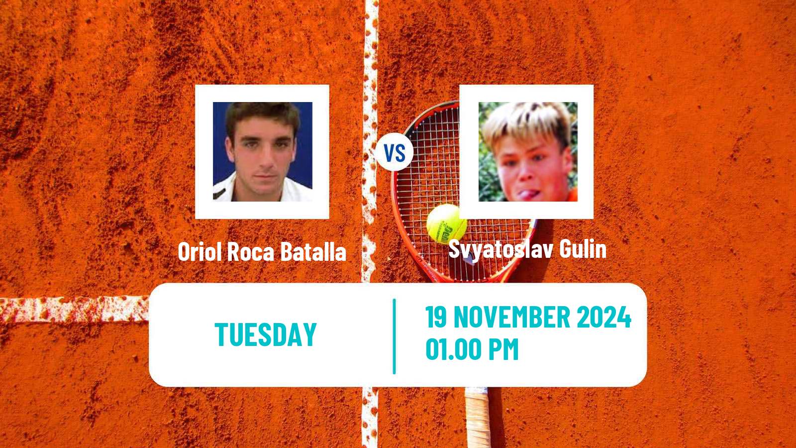 Tennis Montemar Challenger Men Oriol Roca Batalla - Svyatoslav Gulin