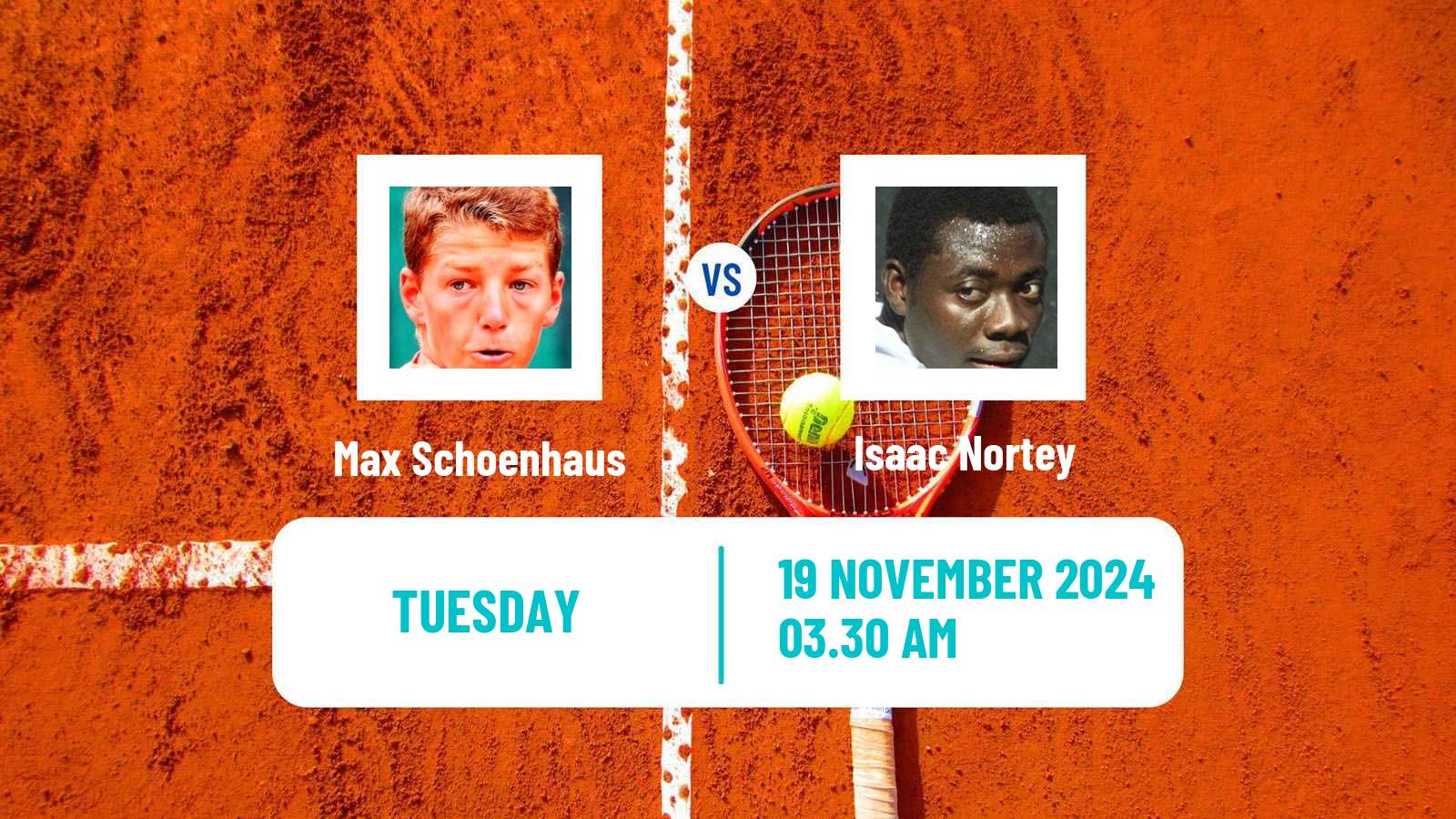 Tennis ITF M15 Monastir 53 Men Max Schoenhaus - Isaac Nortey