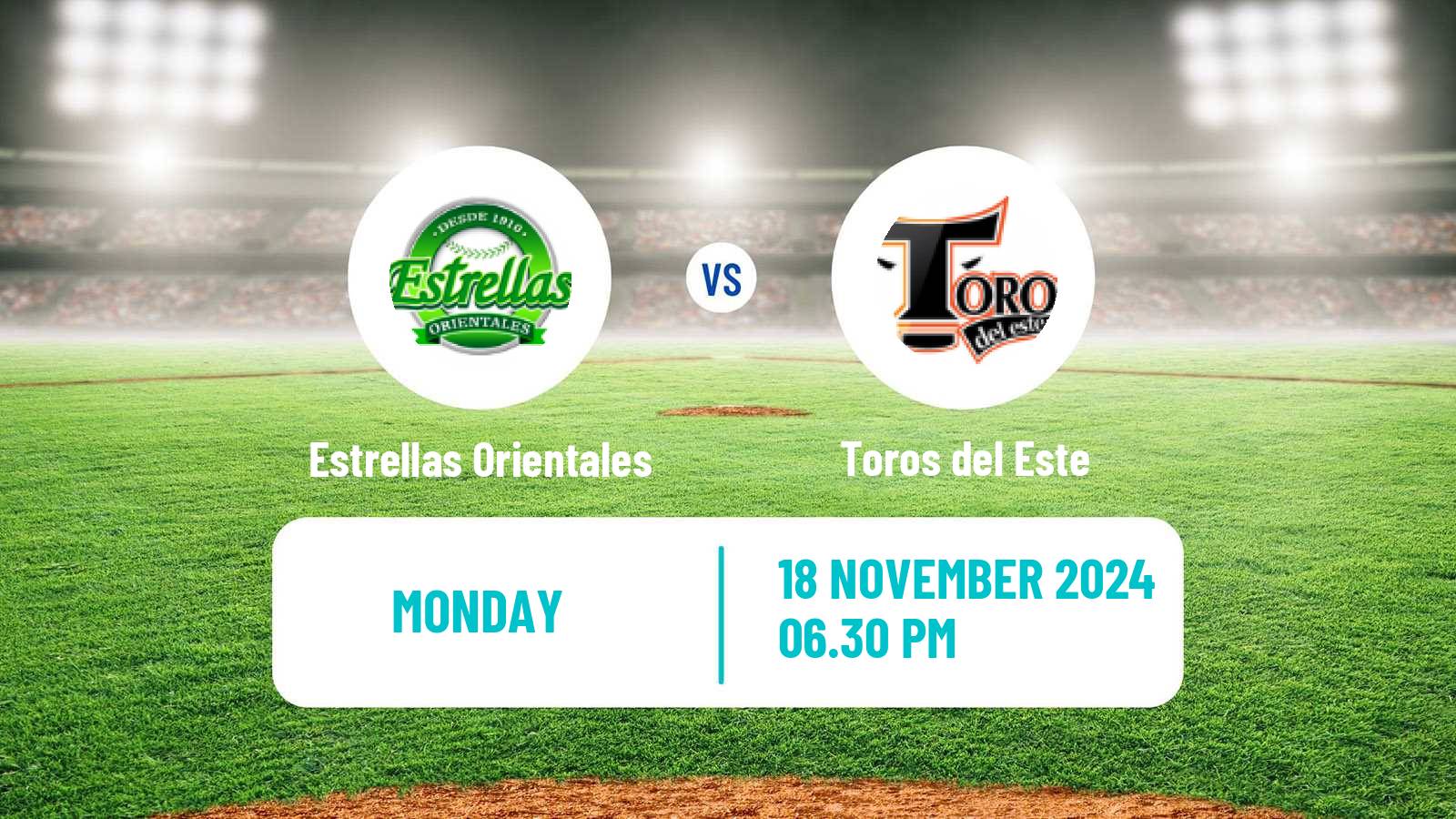 Baseball LIDOM Estrellas Orientales - Toros del Este