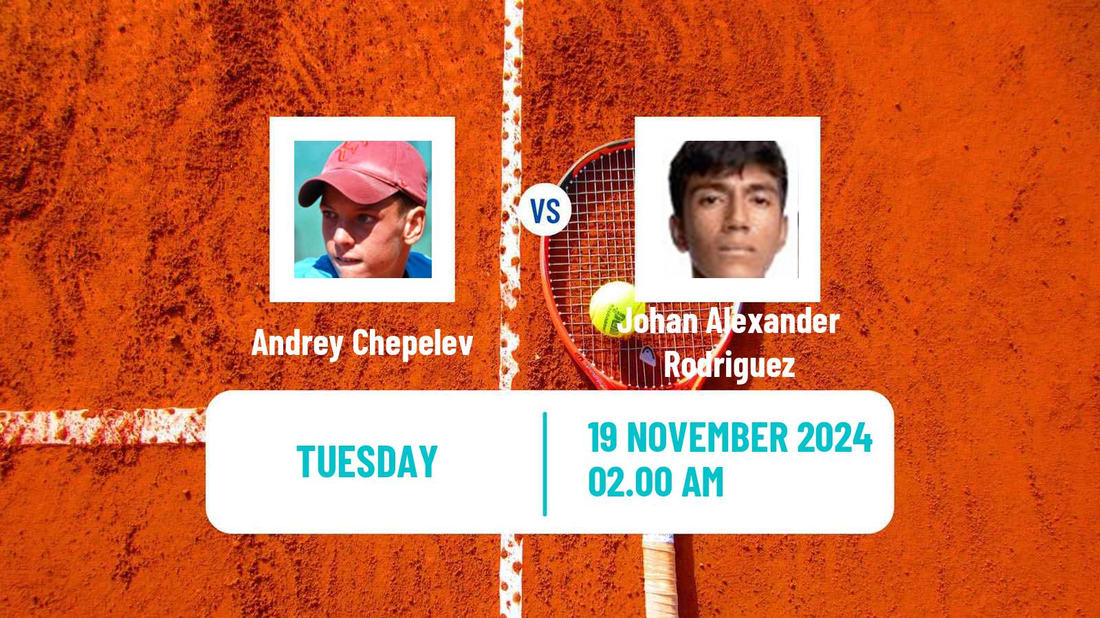 Tennis ITF M25 Antalya 6 Men 2024 Andrey Chepelev - Johan Alexander Rodriguez