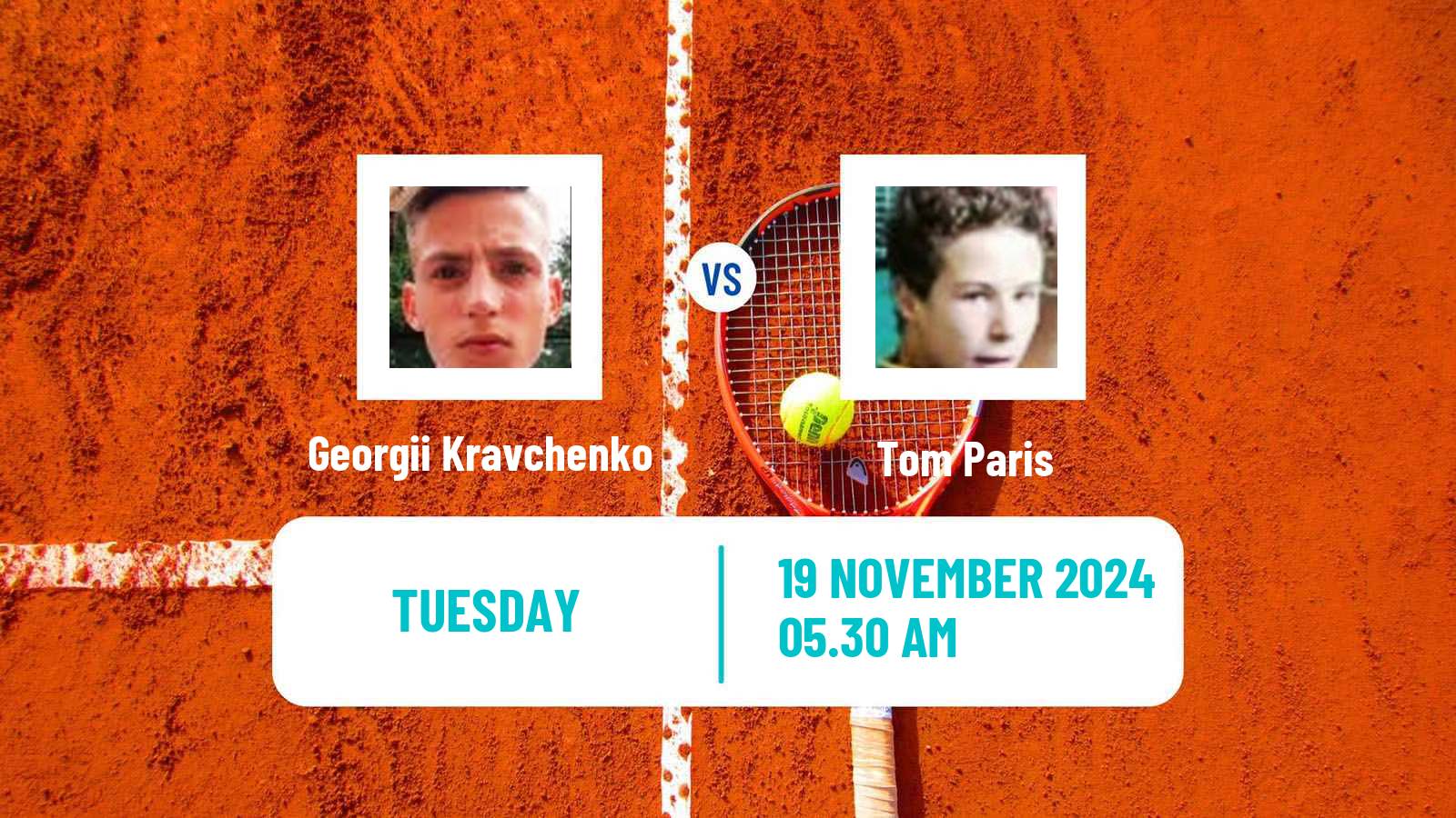 Tennis ITF M15 Alcala De Henares Men Georgii Kravchenko - Tom Paris