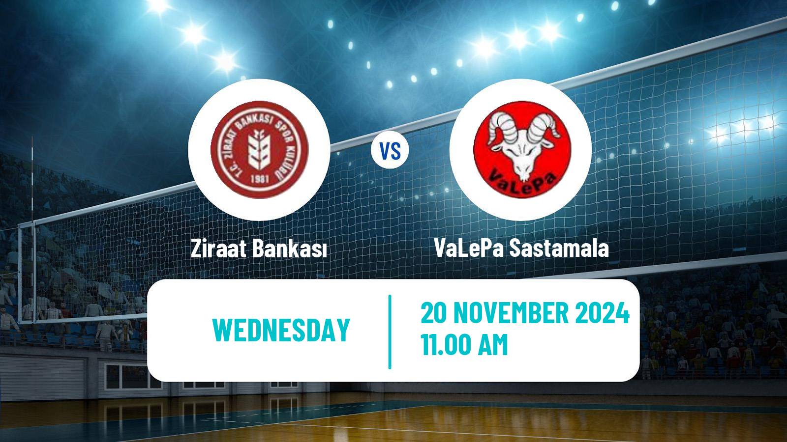 Volleyball CEV Cup Ziraat Bankası - VaLePa Sastamala