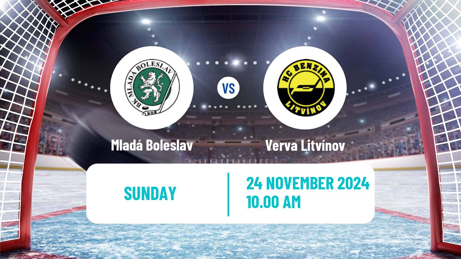 Hockey Czech Extraliga Mladá Boleslav - Verva Litvínov