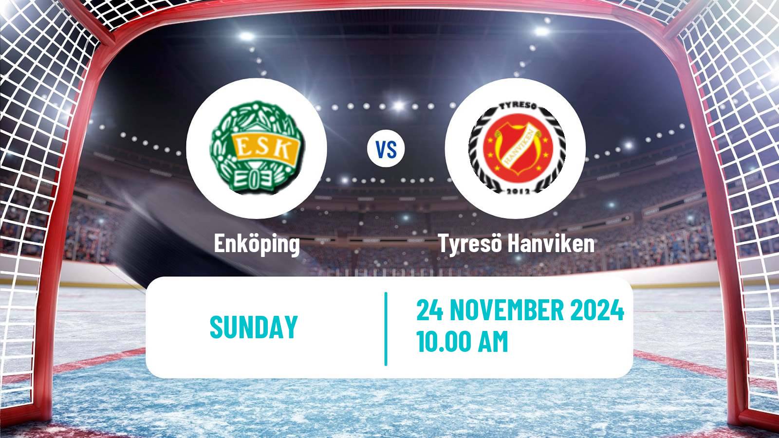 Hockey Swedish HockeyEttan Ostra Enköping - Tyresö Hanviken