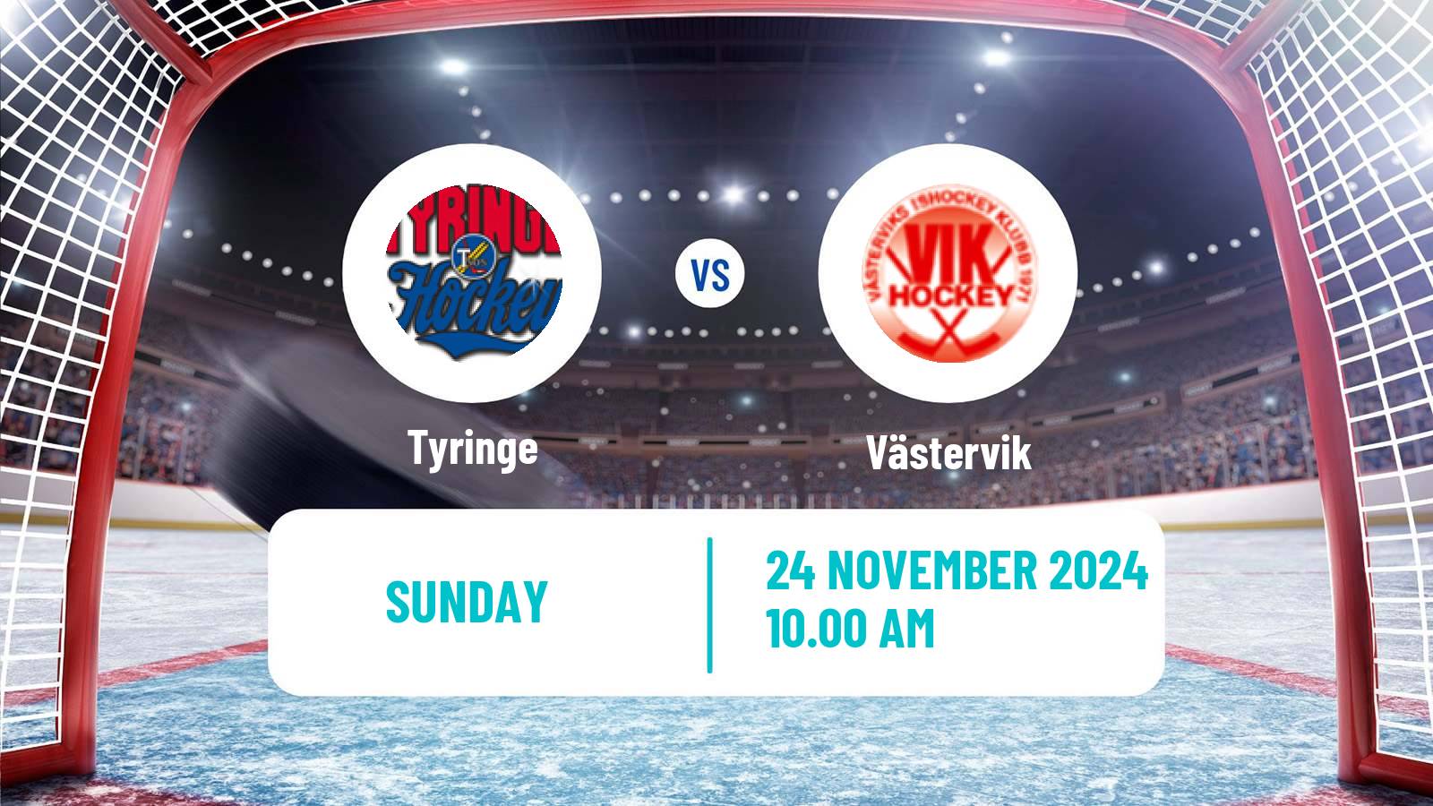 Hockey Swedish HockeyEttan Sodra Tyringe - Västervik