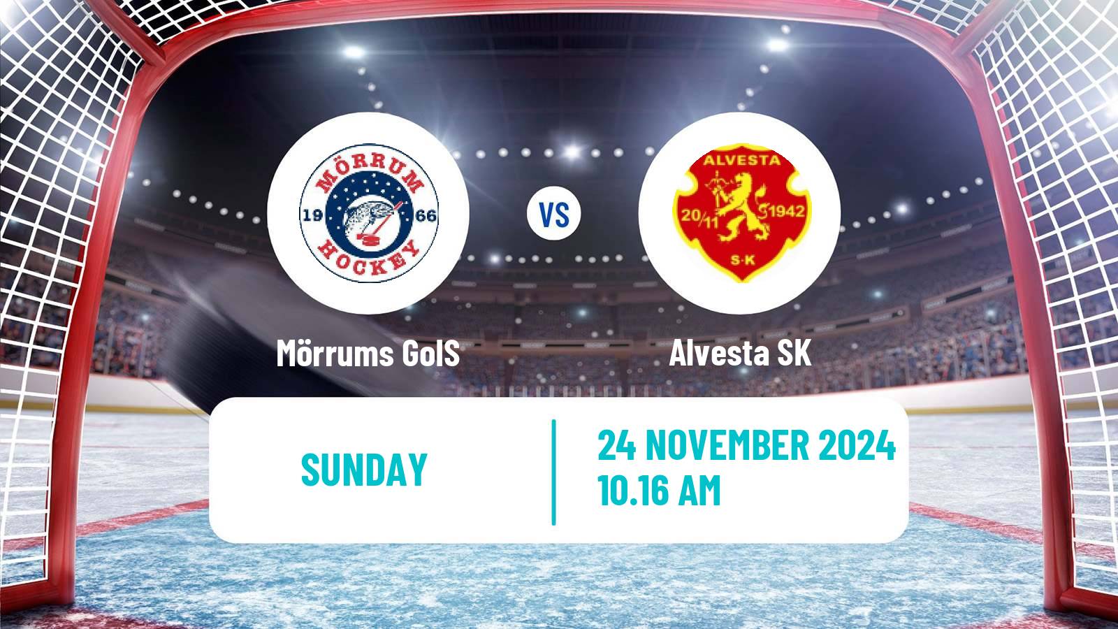 Hockey Swedish HockeyEttan Sodra Mörrums GoIS - Alvesta