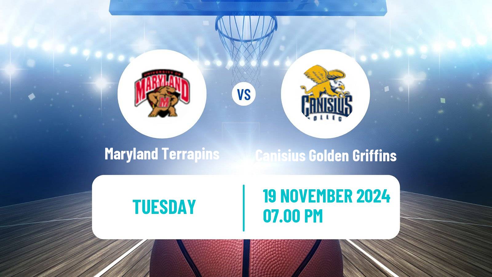 Basketball NCAA College Basketball Maryland Terrapins - Canisius Golden Griffins