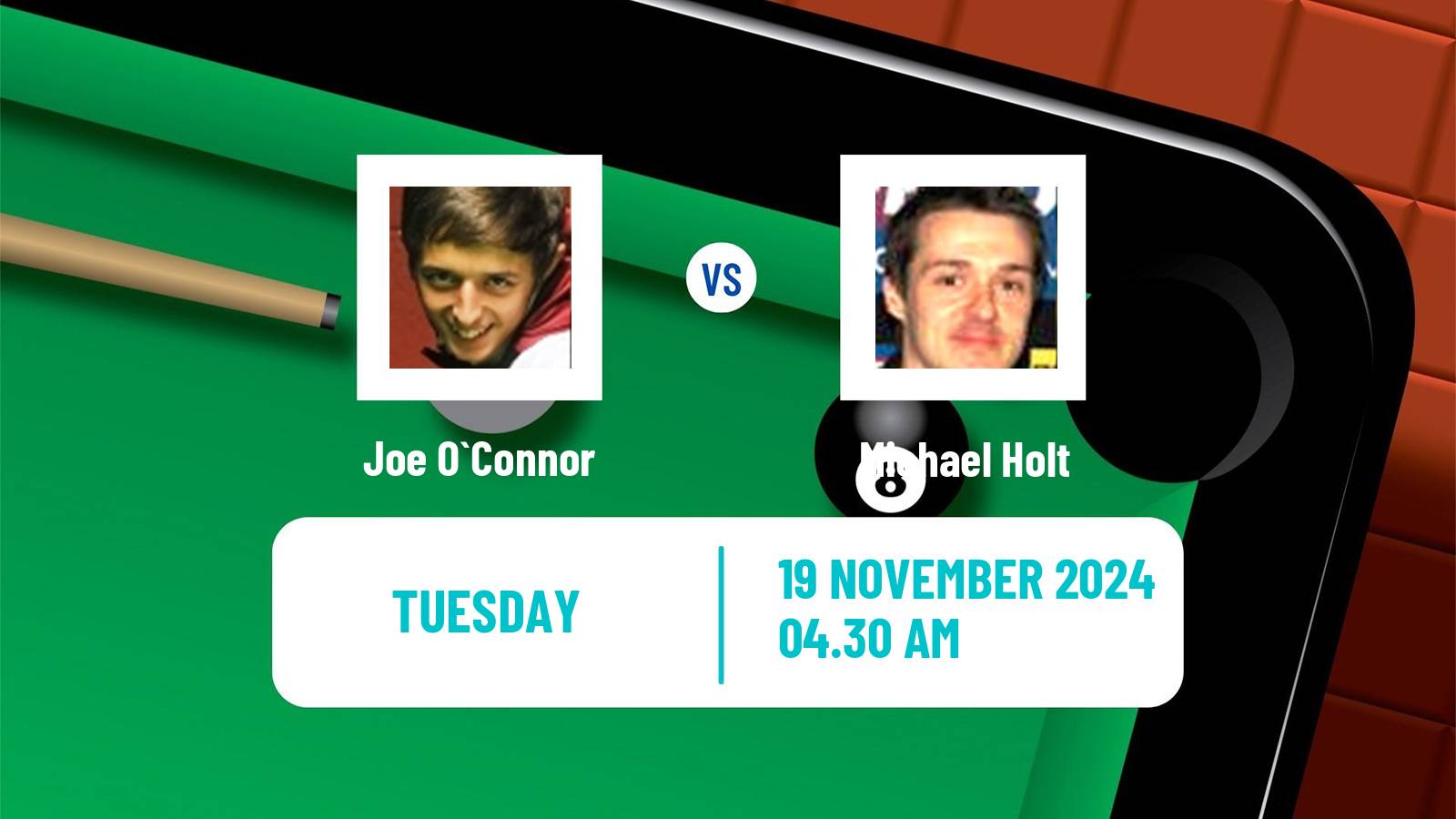 Snooker Uk Championship Joe O`Connor - Michael Holt