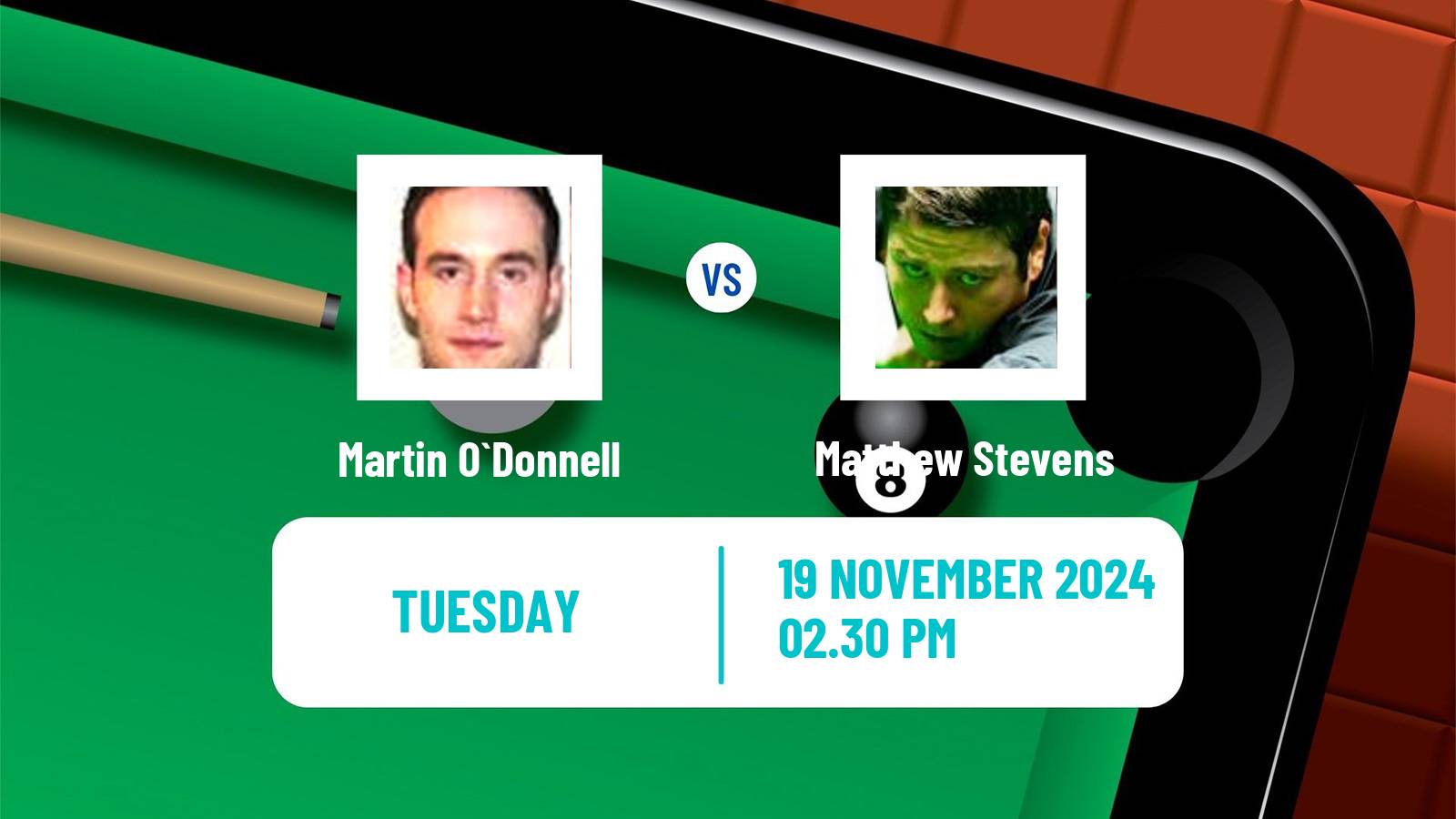 Snooker Uk Championship Martin O`Donnell - Matthew Stevens