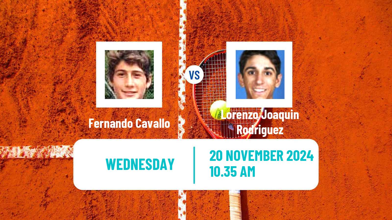 Tennis ITF M15 Azul Men Fernando Cavallo - Lorenzo Joaquin Rodriguez