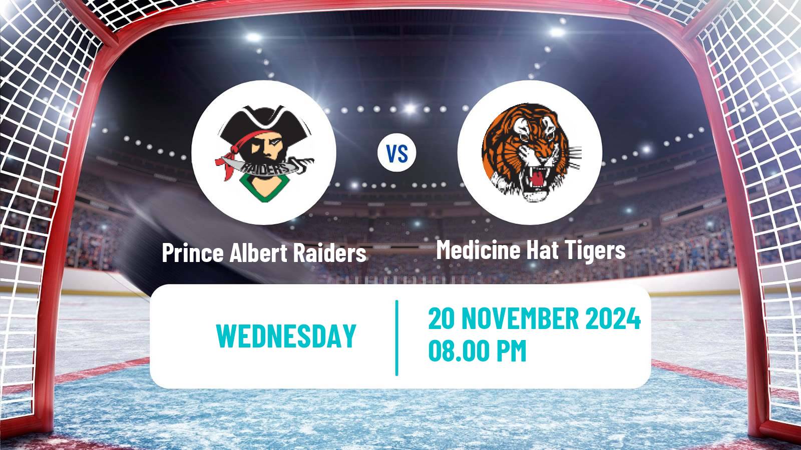 Hockey WHL Prince Albert Raiders - Medicine Hat Tigers