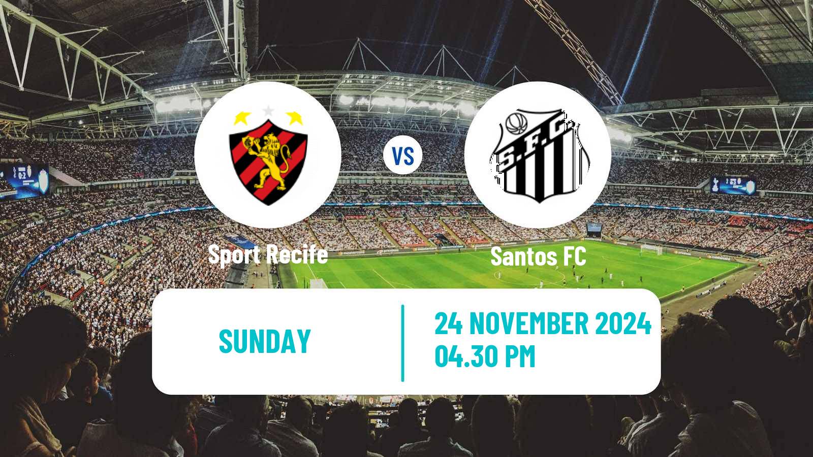 Soccer Brazilian Serie B Sport Recife - Santos