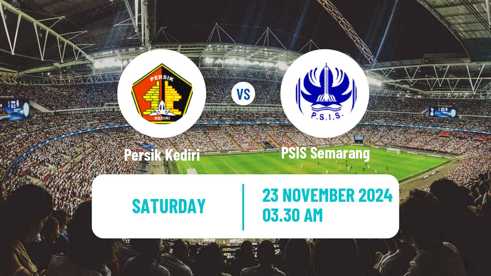 Soccer Indonesian Liga 1 Persik Kediri - PSIS Semarang