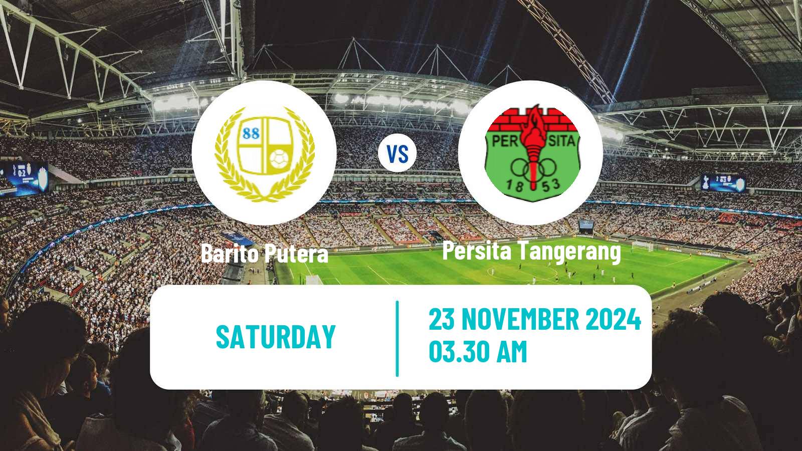 Soccer Indonesian Liga 1 Barito Putera - Persita Tangerang