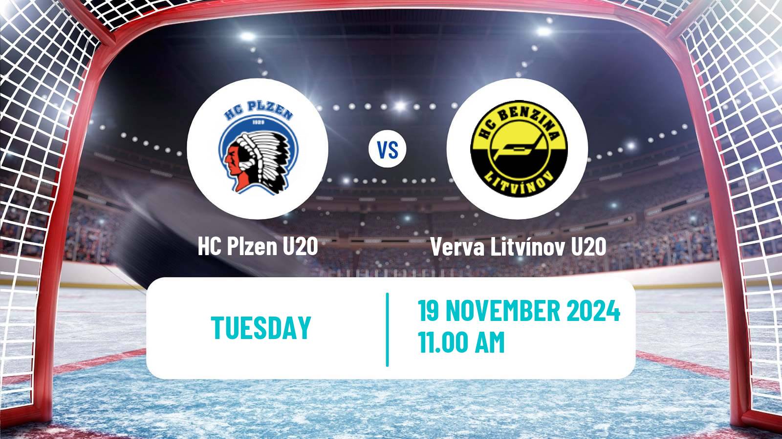 Hockey Czech ELJ Plzen U20 - Verva Litvínov U20