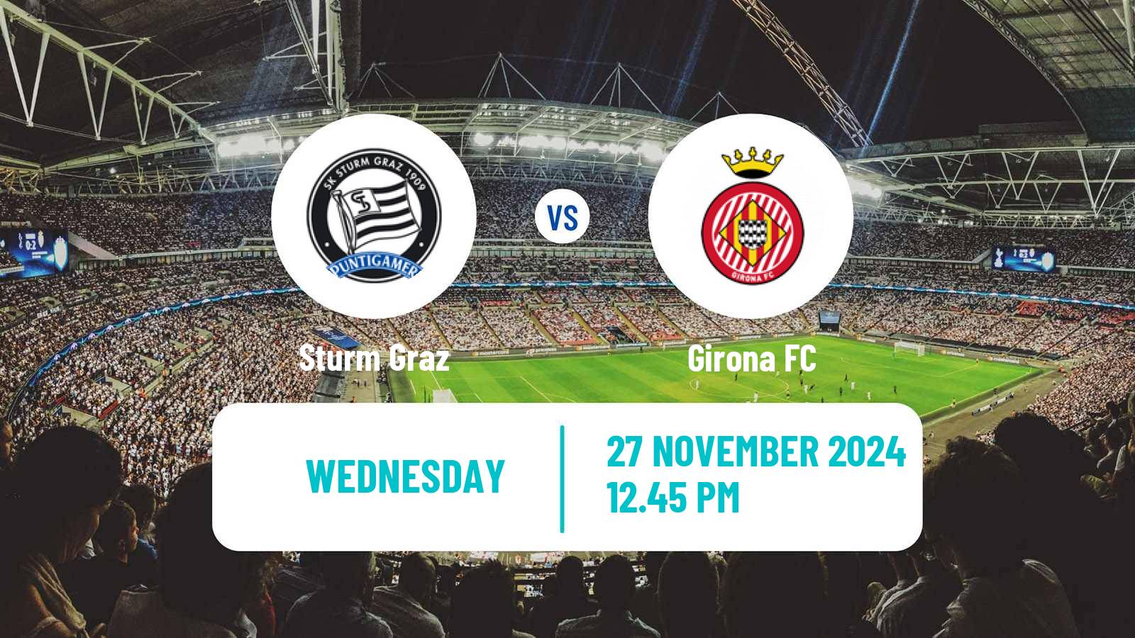 Soccer UEFA Champions League Sturm Graz - Girona