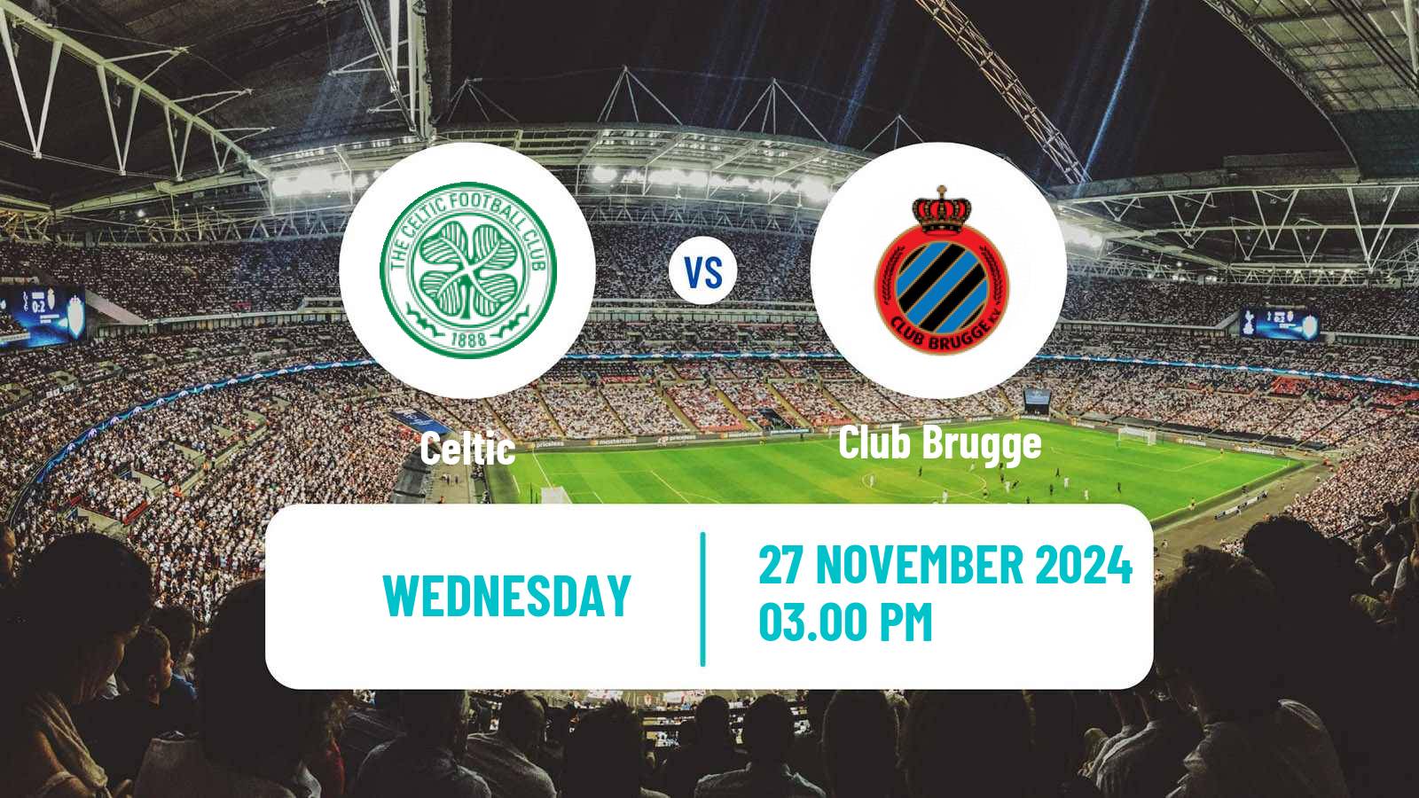 Soccer UEFA Champions League Celtic - Club Brugge