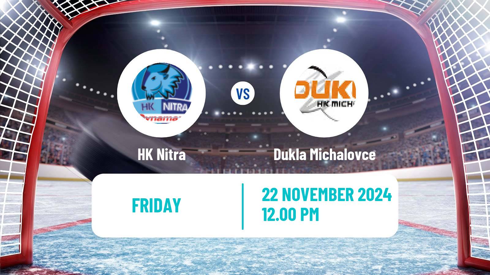 Hockey Slovak Extraliga Nitra - Dukla Michalovce