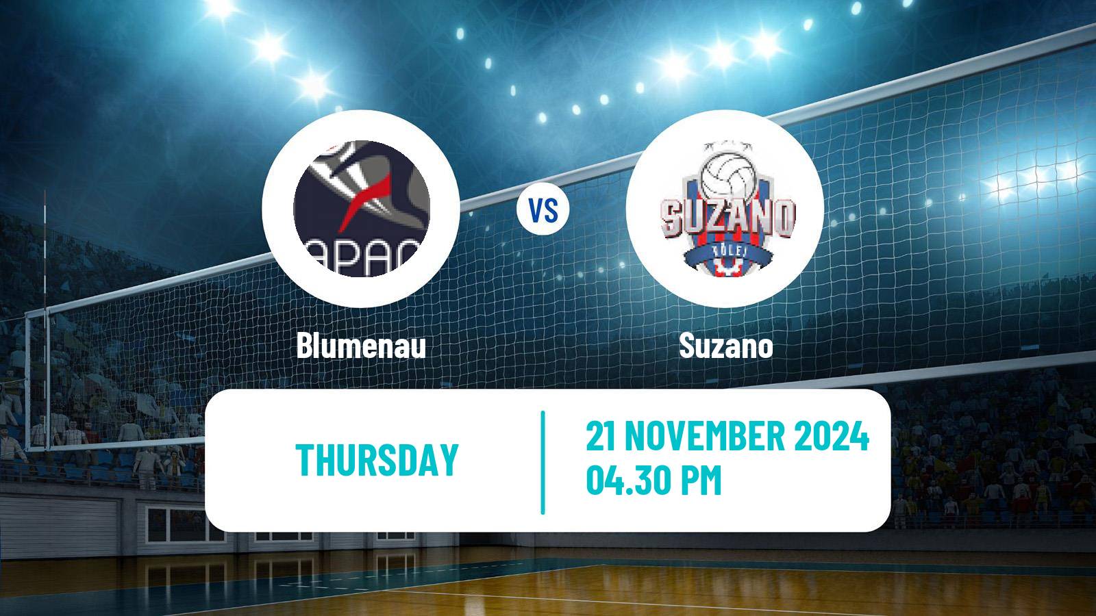 Volleyball Brazilian SuperLiga Volleyball Blumenau - Suzano