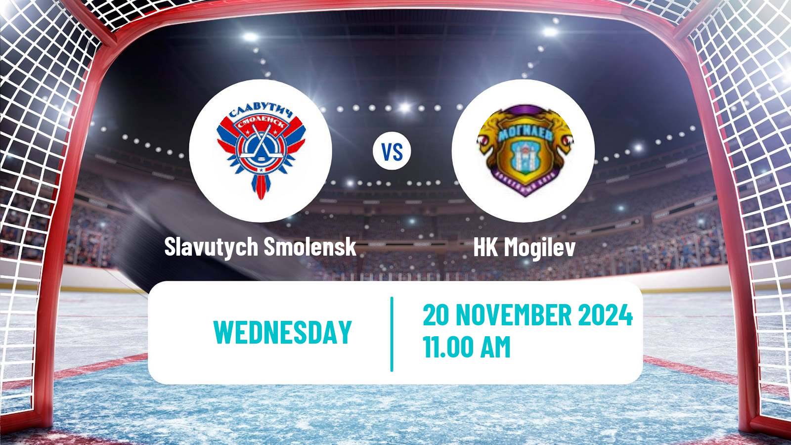 Hockey Belarusian Extraleague Slavutych Smolensk - Mogilev