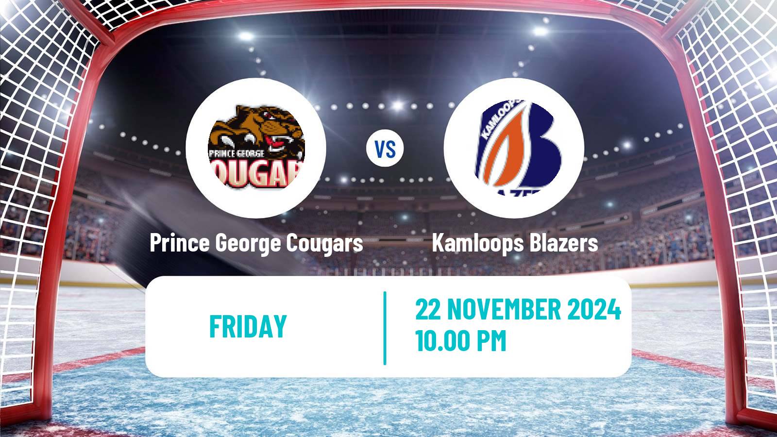 Hockey WHL Prince George Cougars - Kamloops Blazers