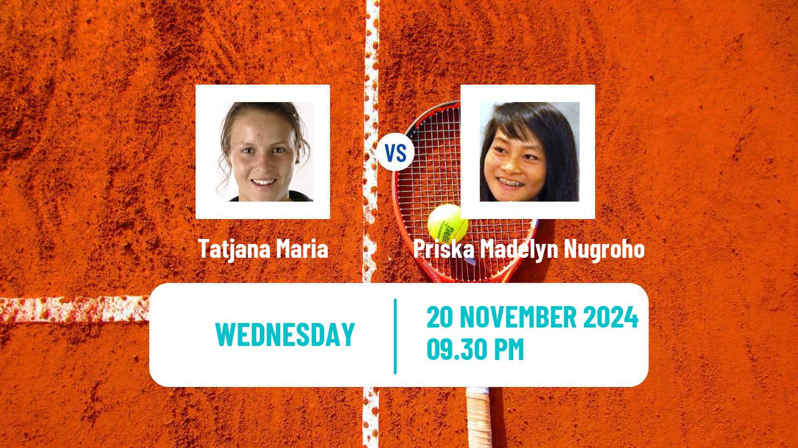 Tennis ITF W100 Takasaki Women Tatjana Maria - Priska Madelyn Nugroho