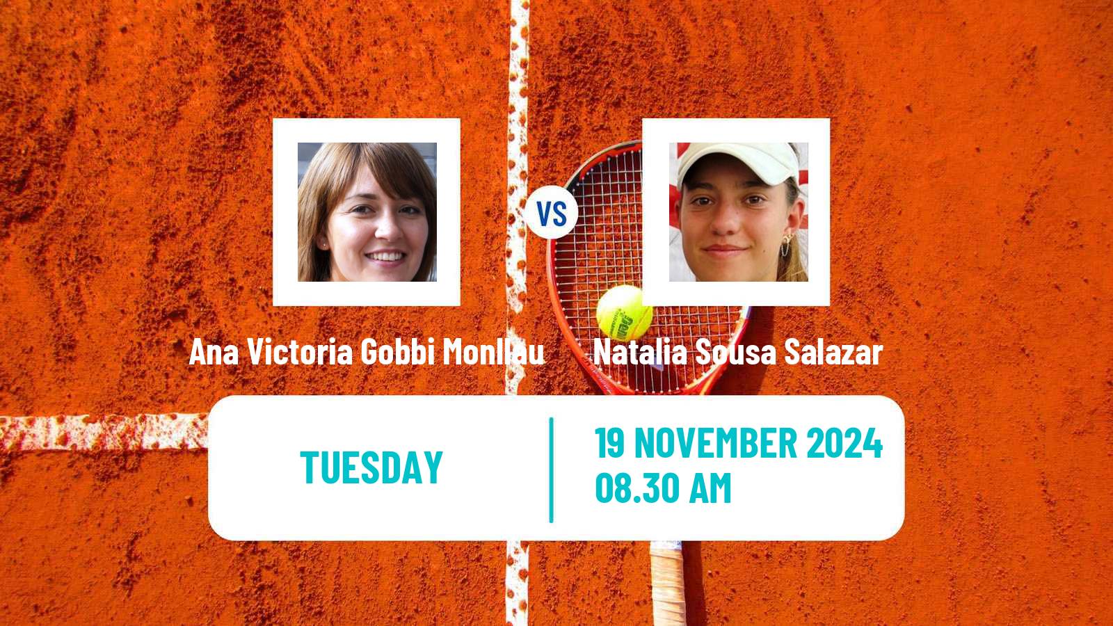 Tennis ITF W15 Cordoba 2 Women Ana Victoria Gobbi Monllau - Natalia Sousa Salazar