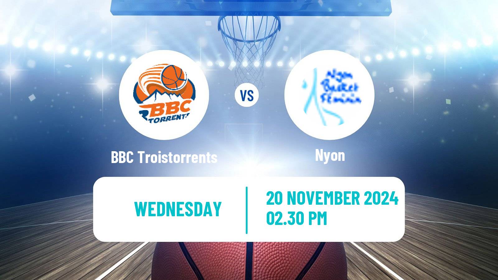 Basketball Swiss SB League Basketball Women BBC Troistorrents - Nyon