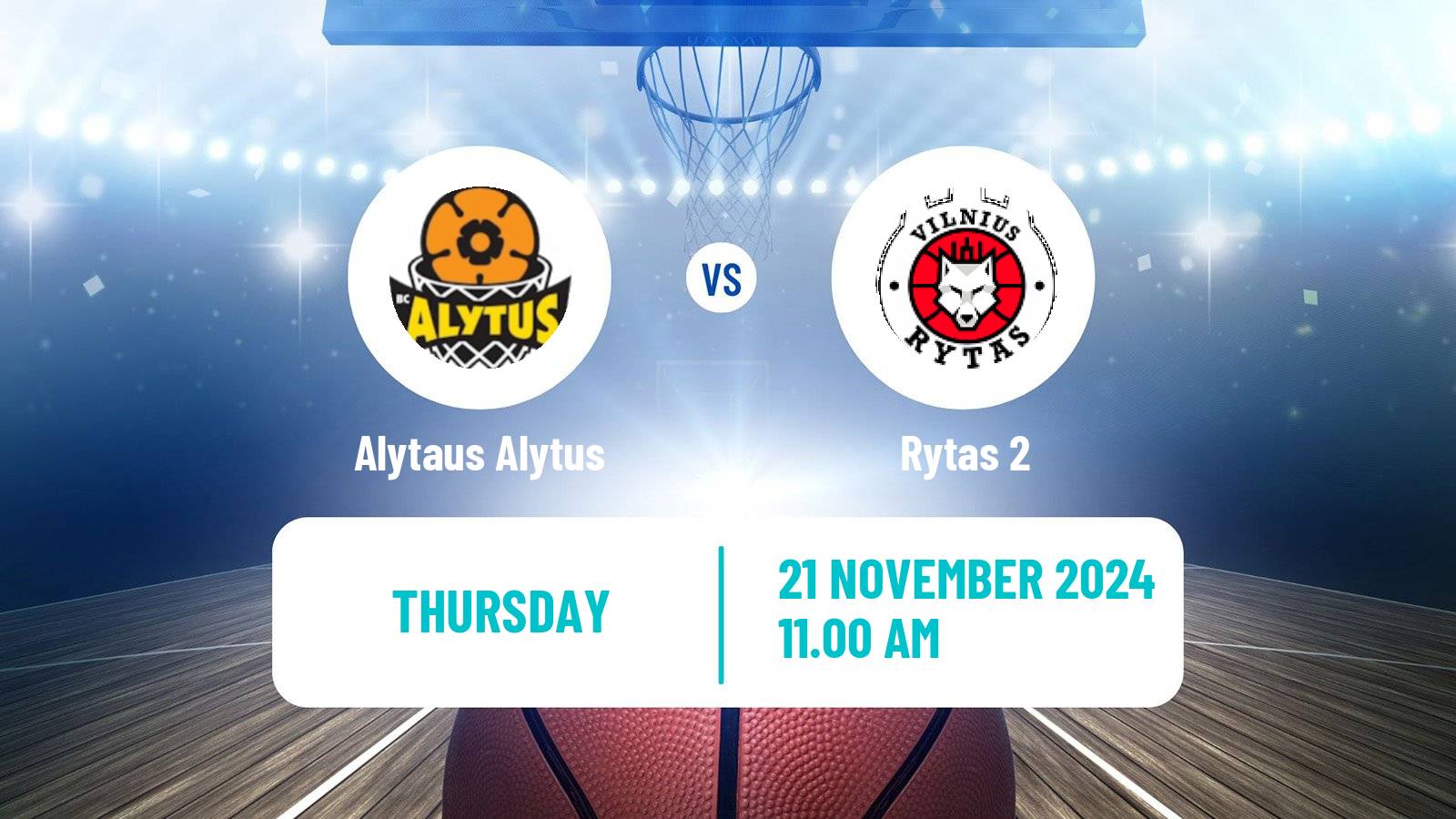 Basketball Lietuvos NKL Alytaus Alytus - Rytas 2