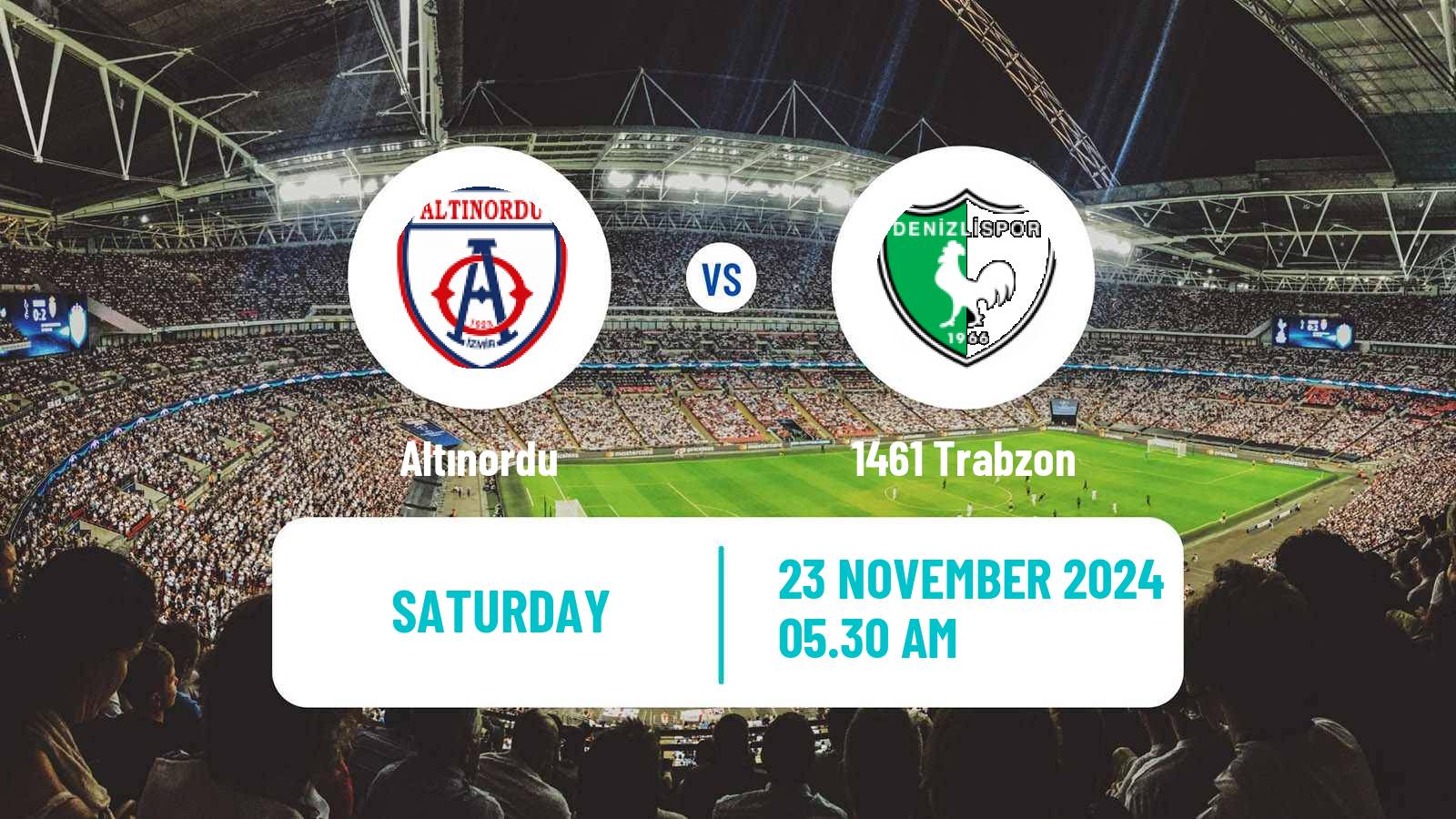 Soccer Turkish Second League White Group Altınordu - 1461 Trabzon