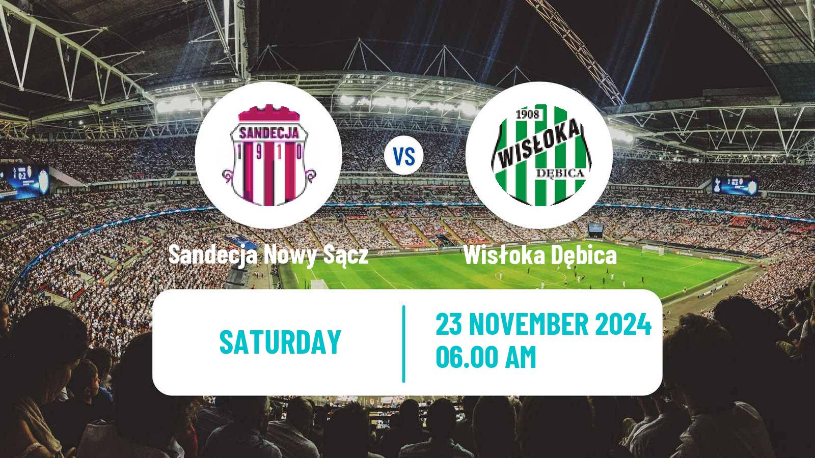 Soccer Polish Division 3 - Group IV Sandecja Nowy Sącz - Wisłoka Dębica